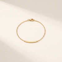 Filo — Bracciale Catena Sottile, Oro Waterproof