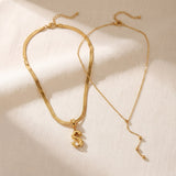 Il Look Alma — Collana con Iniziale + Collana a Y